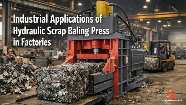 Industrial Applications of Hydraulic Scrap Baling Press in Factories