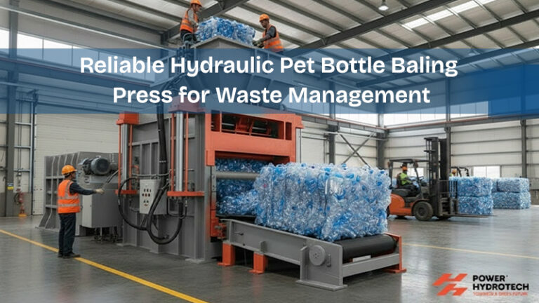 Reliable Hydraulic Pet Bottle Baling Press for Waste Management