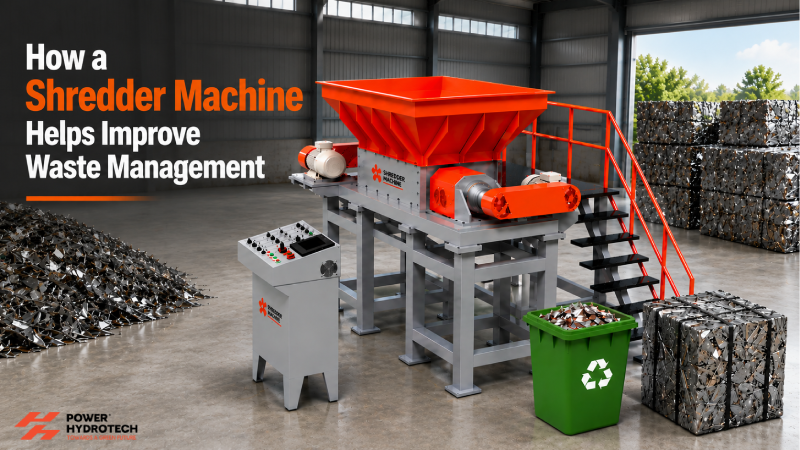 How a Shredder Machine Helps Improve Waste Management