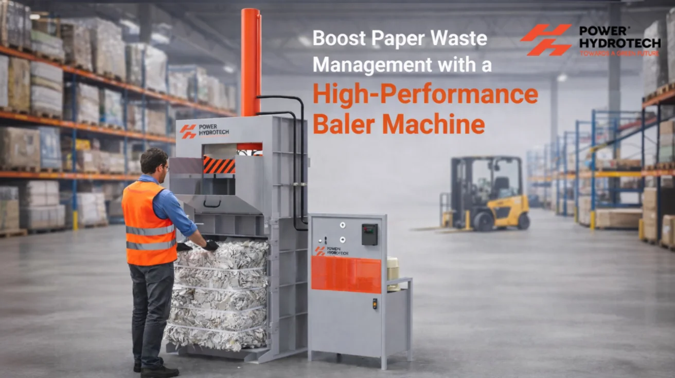 Boost Paper Waste Management with a High-Performance Baler Machine