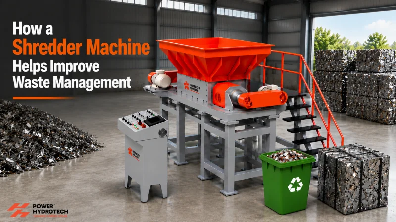 How a Shredder Machine Helps Improve Waste Management