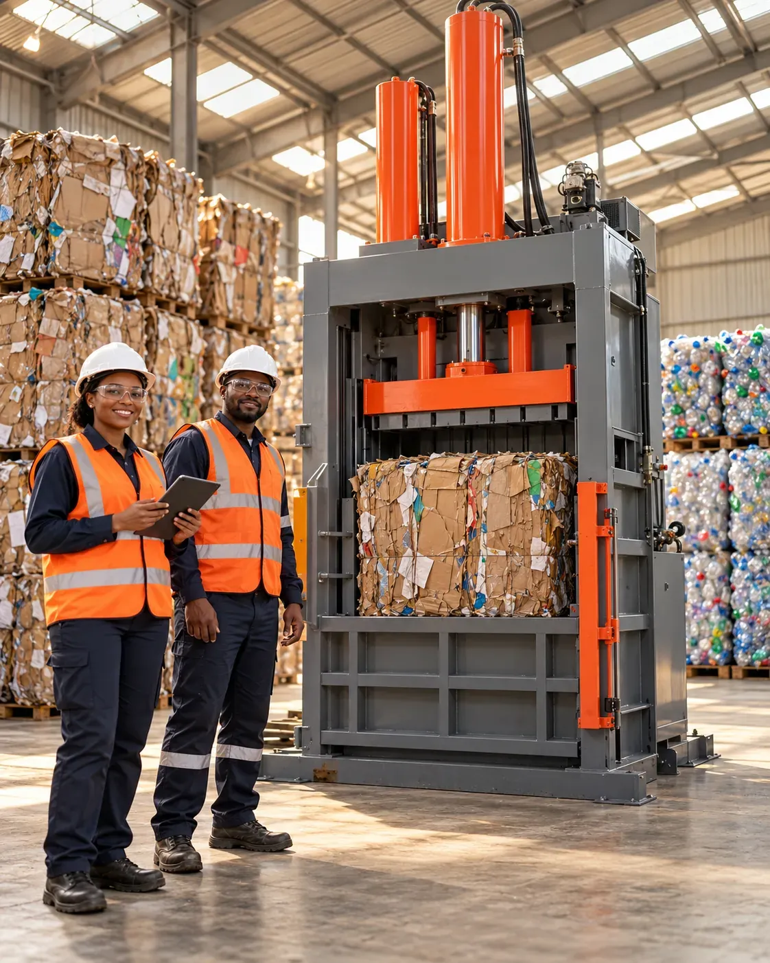 Why Gambian businesses choose Power Hydrotech baler and shredder machines
